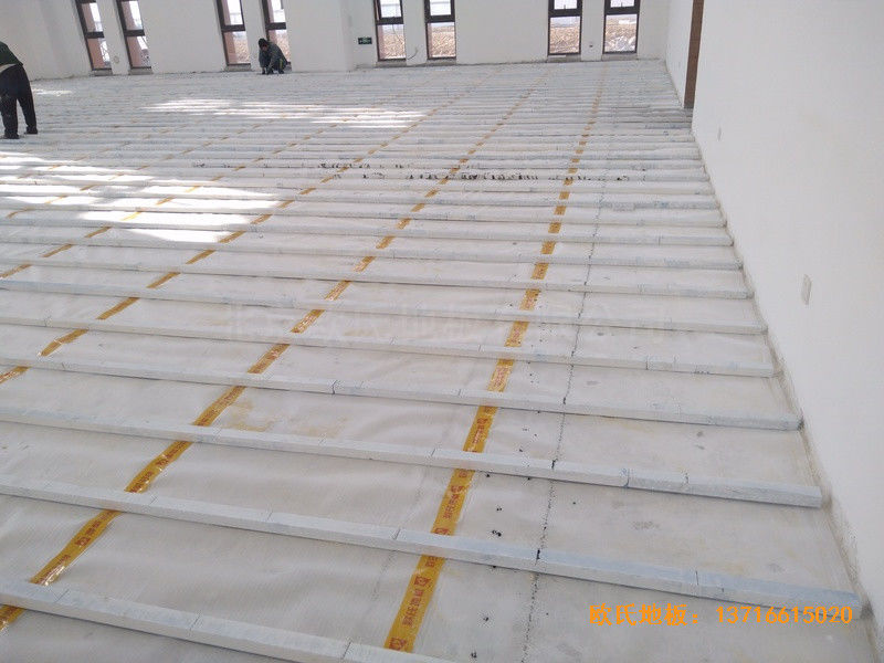 浙江寧波象山分?；@球館體育地板鋪裝案例1