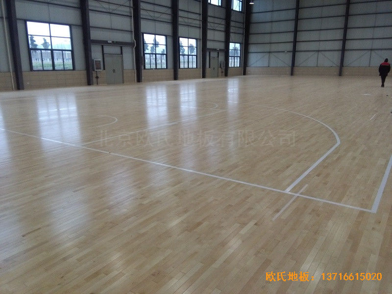 云南澄江縣社區活動中心運動地板施工案例4