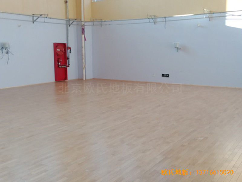 北京房山城建婁子水小學籃球館體育地板鋪裝案例4