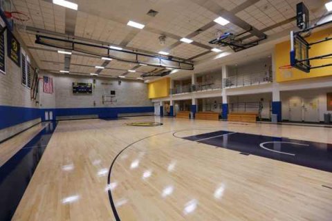 廠家專業團隊室內體育館場地劃線有方法