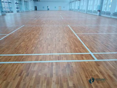 學校體育場地木地板施工